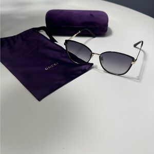 Gucci Sunglasses with Purple packaging Accessories